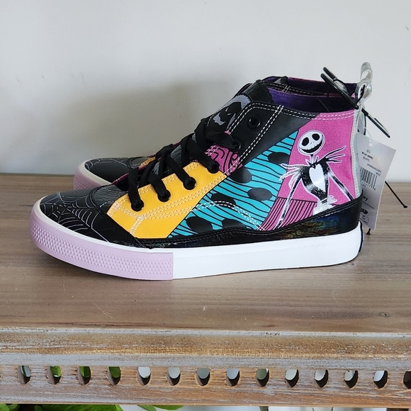 🎃 Disney Nightmare Before Christmas Sneakers – Women’s 8.5, NWT Halloween - Picture 7 of 14